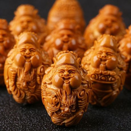 橄榄核雕